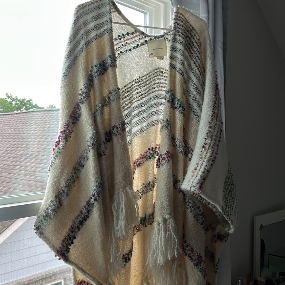 Anthropologie Knitted Cardigan Sweater One Size